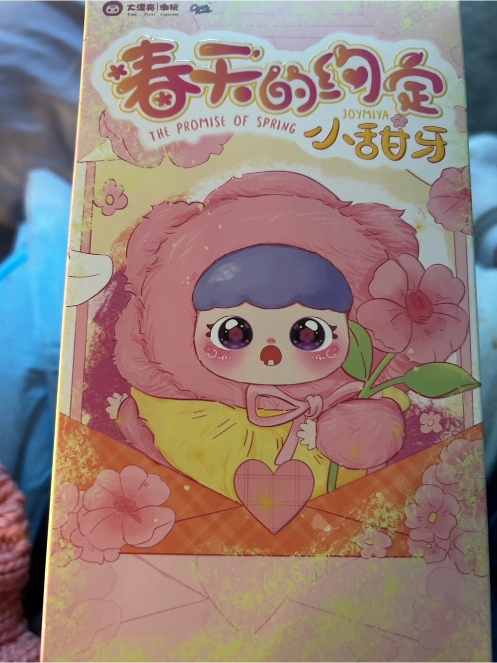Cute Pink Character Box — The Promise of Spring blind box by popmart